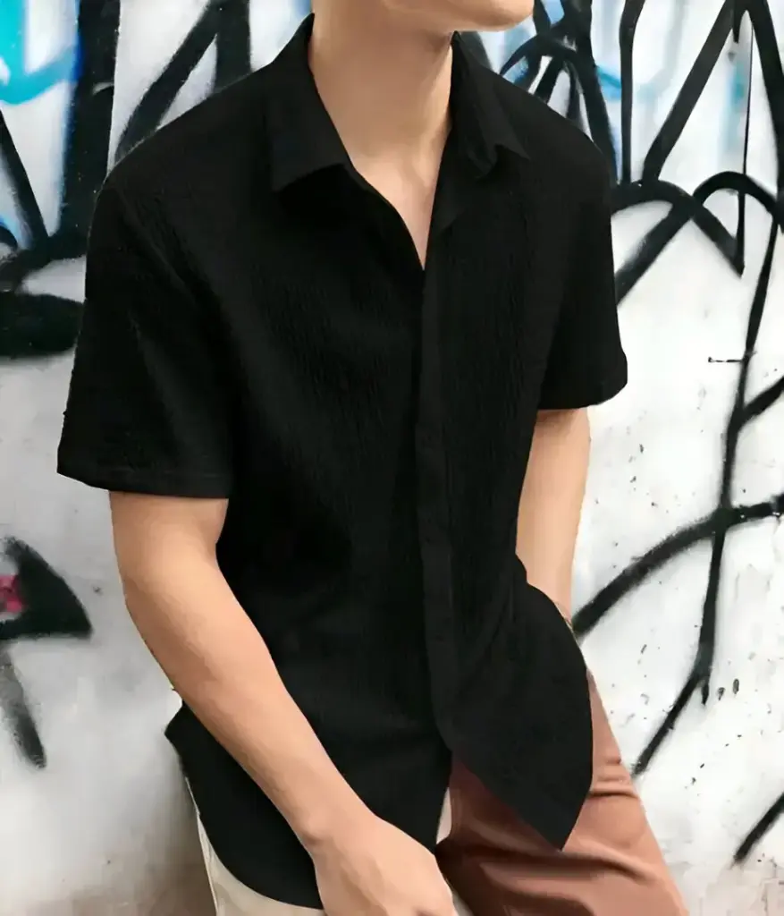 Popcorn stylish Black shirt for men and women